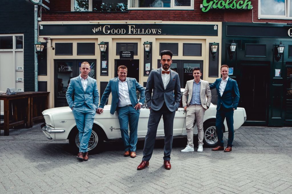 Fout bij het dragen van een pak